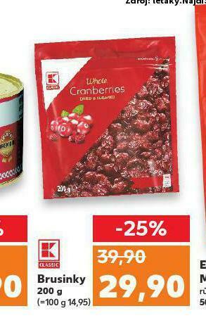 Kaufland Brusinky nabídka