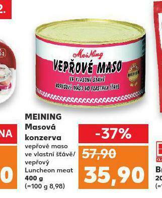 Kaufland Masová konzerva nabídka