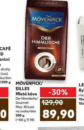 Kaufland Movenpick káva nabídka