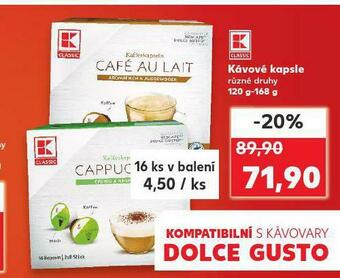 Kaufland Kávové kapsle nabídka
