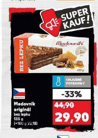 Kaufland Medovník originál nabídka
