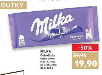 Kaufland Milka čokoláda nabídka