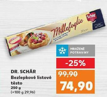 Kaufland Bezlepkové listové těsto nabídka