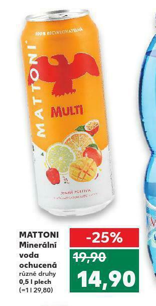 Kaufland Mattoni nabídka