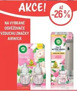 Globus Airwick osvěžovače vzduchu nabídka