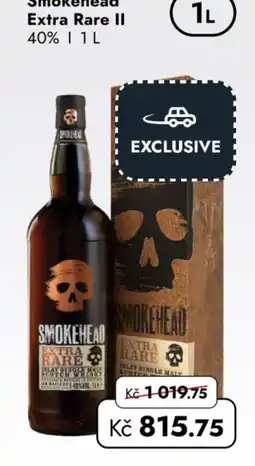 TRAVEL FREE Smokehead extra rare ii nabídka