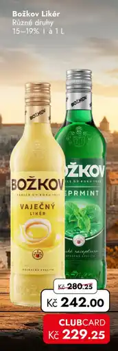 TRAVEL FREE Božkov Vaječný likér nabídka