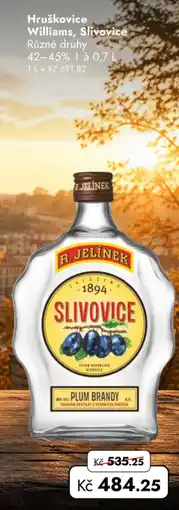 TRAVEL FREE R. Jelínek Slivovice nabídka