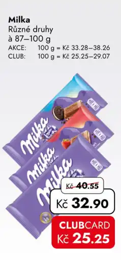 TRAVEL FREE Milka nabídka