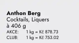 TRAVEL FREE Anthon Berg Cocktails, Liqueurs nabídka