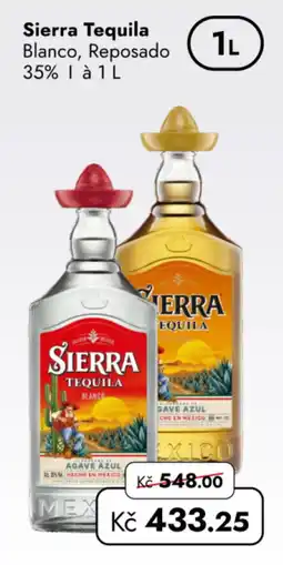 TRAVEL FREE Sierra Tequila Blanco, Reposado nabídka