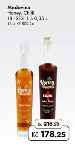 TRAVEL FREE Honey Medovina Honey, Chilli nabídka