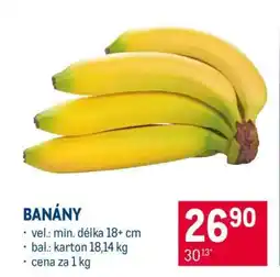 Makro Banány nabídka