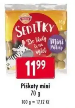 Qanto Sedítky Piškoty mini nabídka