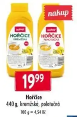 Qanto nakup hořčice nabídka