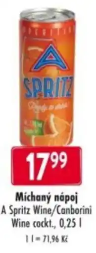 Qanto A Spritz Wine/Canborini Wine cockt. nabídka