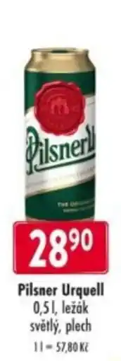 Qanto Pilsner Urquell nabídka