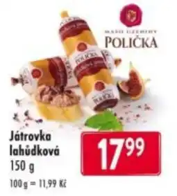 Qanto Polička játrovka lahůdková nabídka