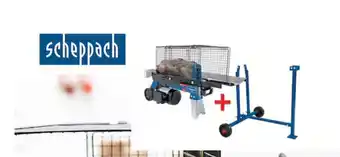 Scheppach horizontální štípač na dřevo HL 760 LS se stojanem