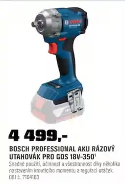 OBI Bosch Professional aku rázový utahovák pro GDS 18V-350 nabídka