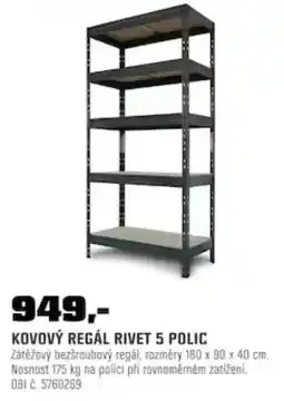 OBI Rivet 5 polic nabídka