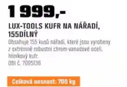 OBI Lux-tools kufr na nářadí, 155dílný nabídka