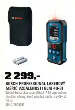 OBI Bosch professional laserový měřič vzdálenosti glm 40-31 nabídka
