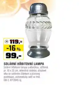OBI Solární hřbitovní lampa nabídka