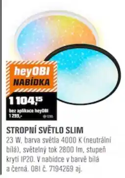 OBI heyOBI stropní světlo slim nabídka