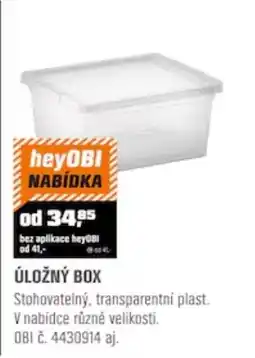 OBI heyOBI ÚLOŽNÝ BOX nabídka