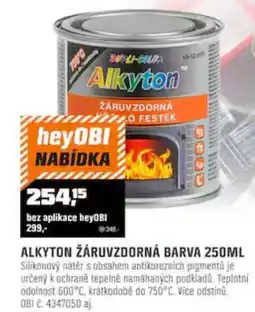 OBI Alkyton žáruvzdorná barva nabídka