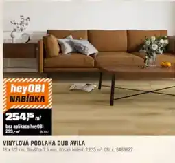 OBI heyOBI vinylová podlaha dub avila nabídka