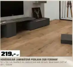 OBI Voděodolná laminátová podlaha dub ferrara nabídka