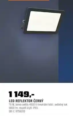 OBI Led Reflektor Černý nabídka
