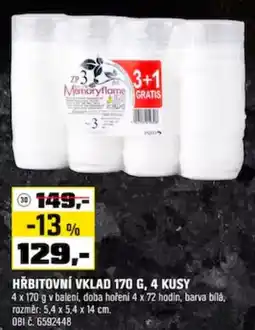 OBI Memoryflame hřbitovní vklad nabídka