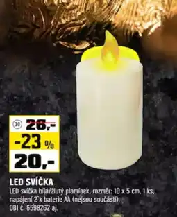 OBI Led svíčka nabídka