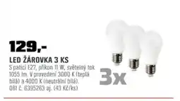 OBI Obi led žárovka nabídka