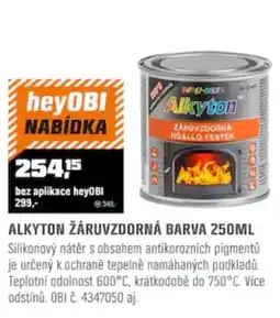 OBI Alkyton žáruvzdorná barva nabídka