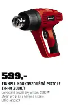 OBI Einhell horkovzdušná pistole th-ha 2000/1 nabídka