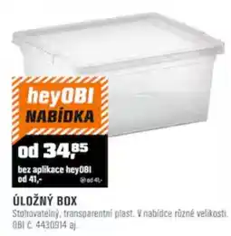 OBI Úložný box nabídka