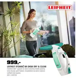 OBI Leifheit vysavač na okna dry & clean nabídka