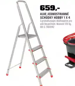OBI Alve jednostranné schůdky hobby 1 x 4 nabídka