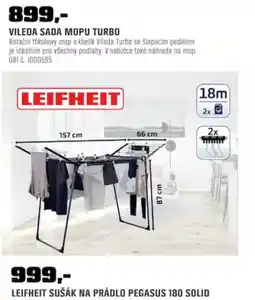 OBI Leifheit sušák na prádlo pegasus 180 solid nabídka