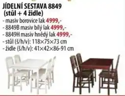 IDEA nábytek Jídelní sestava 8849 nabídka