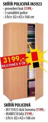 IDEA nábytek Skřín policová IN5923 nabídka