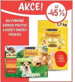 Globus Na vybrané krmivo pro psy a kočky značky Friskies nabídka