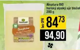 Jip Alnatura bio horský alpský sýr bloček nabídka