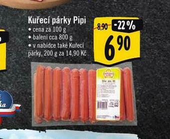 Albert Kuřecí párky pipi nabídka