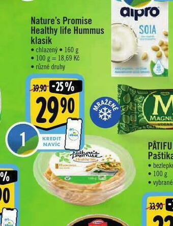 Albert Hummus klasik nabídka
