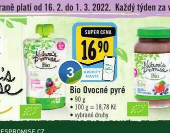Albert Bio ovocné pyré nabídka